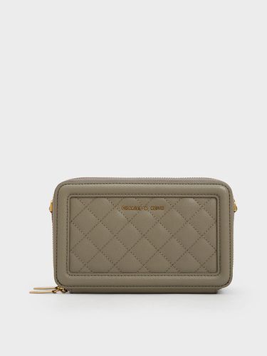 Charles & Keith - Quilted Boxy Long Wallet - Charles & Keith - Modalova