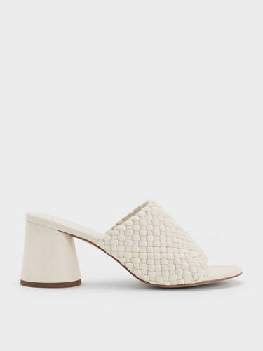 Charles & Keith - Interwoven Block Heel Mules - Charles & Keith - Modalova