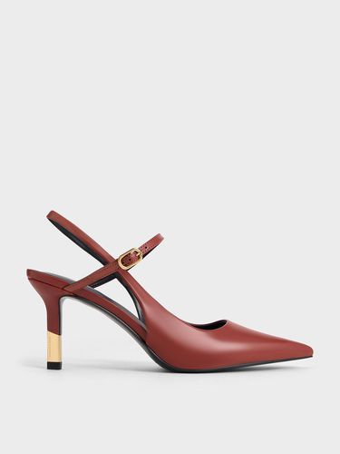 Charles & Keith - Two-Tone Heel Slingback Pumps - Charles & Keith - Modalova