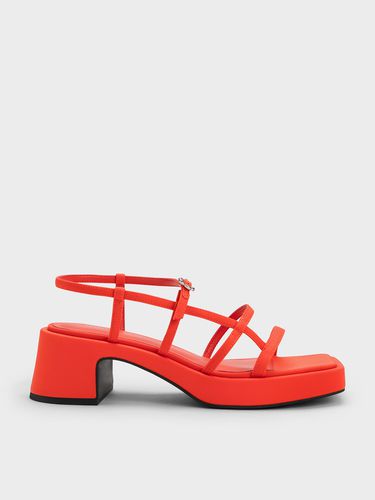 Charles & Keith - Selene Flower-Buckle Strappy Sandals - Charles & Keith - Modalova