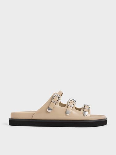 Charles & Keith - Buckled Triple-Strap Sandals - Charles & Keith - Modalova