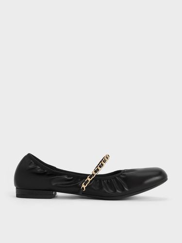 Charles & Keith - Braided-Chain Strap Mary Janes - Charles & Keith - Modalova