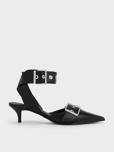 Charles & Keith - Grommet-Strap Kitten-Heel Pumps - Charles & Keith - Modalova