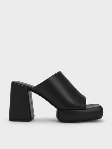 Charles & Keith - Lucile Block-Heel Platform Mules - Charles & Keith - Modalova