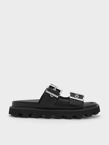 Charles & Keith - Trill Grommet Double-Strap Sandals - Charles & Keith - Modalova