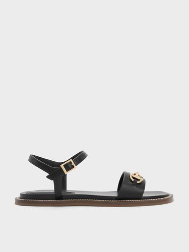 Charles & Keith - Horsebit Back Strap Sandals - Charles & Keith - Modalova