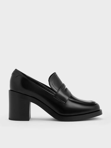 Charles & Keith - Penny Loafer Block-Heel Pumps - Charles & Keith - Modalova