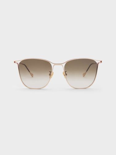 Charles & Keith - Wire Frame Butterfly Sunglasses - Charles & Keith - Modalova