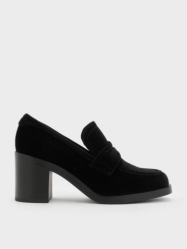 Charles & Keith - Penny Loafer Block-Heel Pumps - Charles & Keith - Modalova