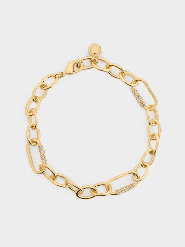 Charles & Keith - Reagan Crystal Chain-Link Bracelet - Charles & Keith - Modalova