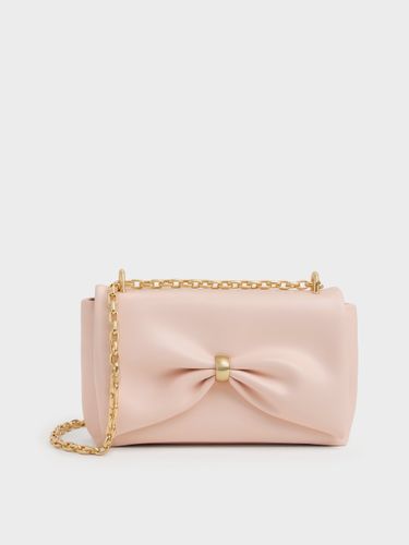 CHARLES & KEITH - Halsey Ruched Chain Shoulder Bag - Charles & Keith - Modalova