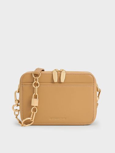 Charles & Keith - Lock & Key Chain Handle Bag - Charles & Keith - Modalova