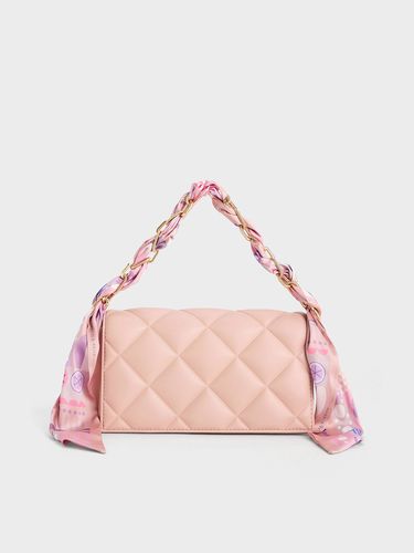 Charles & Keith - Alcott Scarf Handle Quilted Clutch - Charles & Keith - Modalova