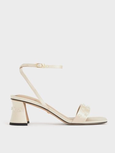 Charles & Keith - Recycled Polyester Beaded Heeled Sandals - Charles & Keith - Modalova