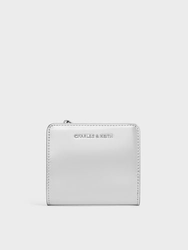 Charles & Keith - Keely Metallic Top Zip Small Wallet - Charles & Keith - Modalova