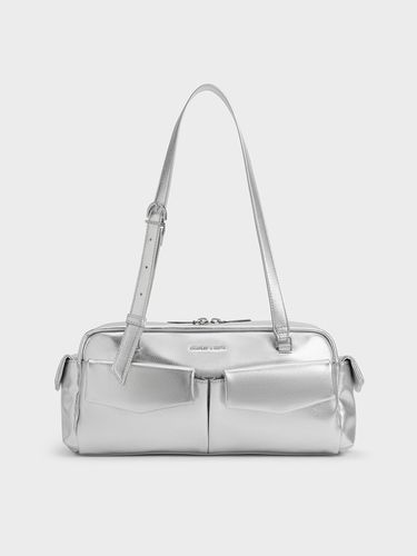 Charles & Keith - Rachel Elongated Multi-Pocket Shoulder Bag - Charles & Keith - Modalova