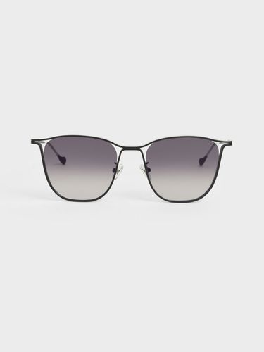 Charles & Keith - Two-Tone Wire Frame Butterfly Sunglasses - Charles & Keith - Modalova