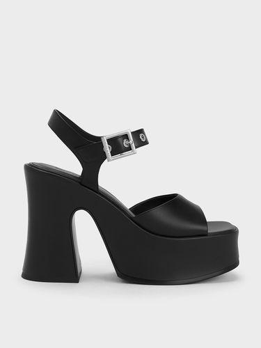 Charles & Keith - Jocelyn Grommet Ankle-Strap Platform Sandals - Charles & Keith - Modalova