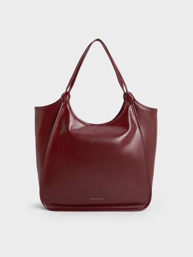 Charles & Keith - Sianna Crinkle-Effect Slouchy Tote Bag - Charles & Keith - Modalova