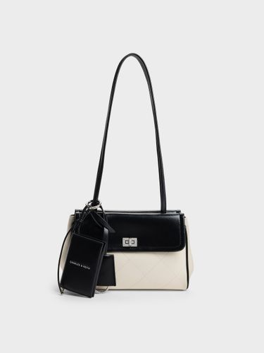 Apfra Gesteppte Two-Tone Tote Bag - Charles & Keith - Modalova