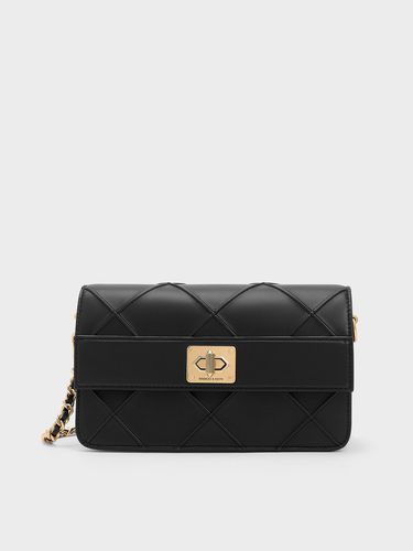 Charles & Keith - Eleni Quilted Crossbody Bag - Charles & Keith - Modalova