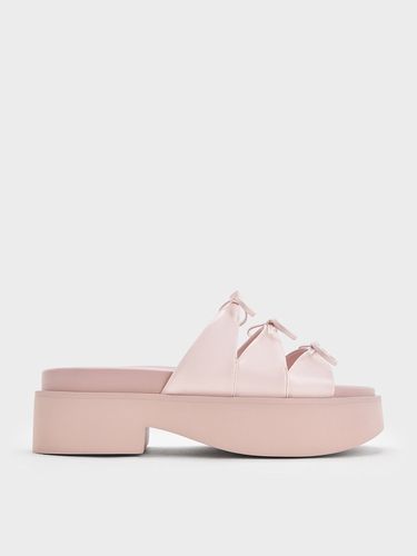 Charles & Keith - Dorri Triple-Bow Platform Sandals - Charles & Keith - Modalova