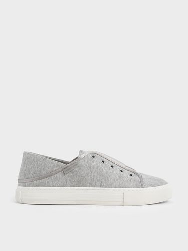 Charles & Keith - Textured Slip-On Sneakers - Charles & Keith - Modalova