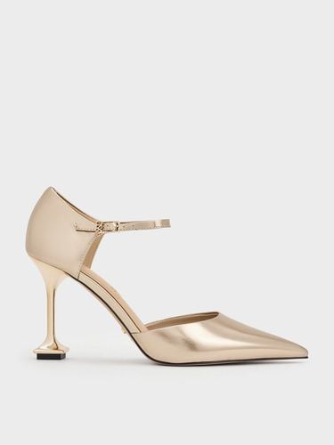 Charles & Keith - Jacqueline Leather Sculptural-Heel Pumps - Charles & Keith - Modalova