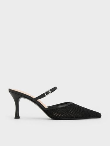 Charles & Keith - Mesh Woven Heeled Mules - Charles & Keith - Modalova