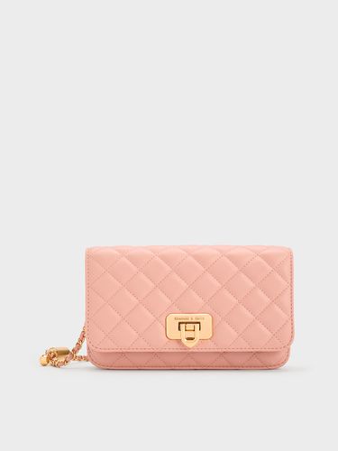 Charles & Keith - Cressida Quilted Push-Lock Clutch - Charles & Keith - Modalova