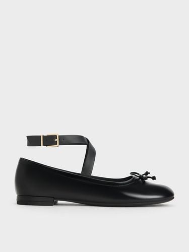 Charles & Keith - Margot Crossover-Strap Ballerinas - Charles & Keith - Modalova