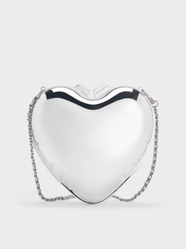 Charles & Keith - Metallic Heart Crossbody Bag - Charles & Keith - Modalova