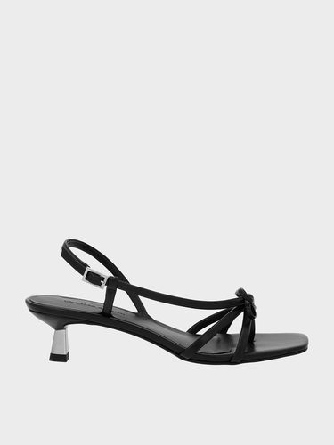 Charles & Keith - Bow Strappy Heeled Thong Sandals - Charles & Keith - Modalova