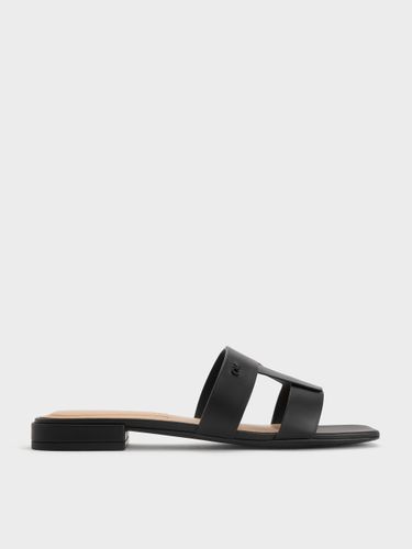 Charles & Keith - Joan Slide-Sandalen aus Leder - Charles & Keith - Modalova