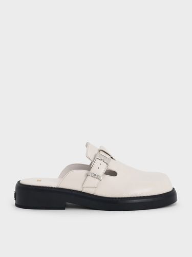 Charles & Keith - Leather Buckled Mules - Charles & Keith - Modalova