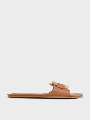 Charles & Keith - Pantoletten mit Raffia-Ring - Charles & Keith - Modalova