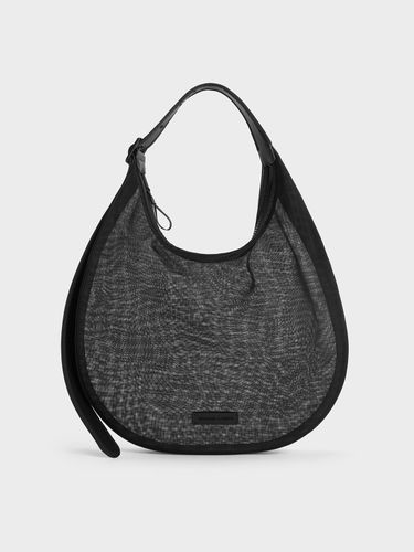 Charles & Keith - Mesh Crescent Hobo Bag - Charles & Keith - Modalova