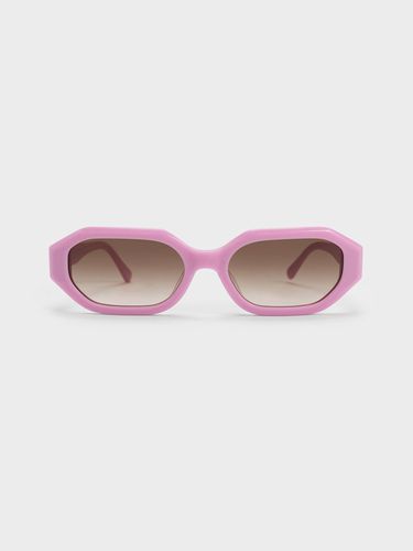 Charles & Keith - Gabine Recycled Acetate Oval Sunglasses - Charles & Keith - Modalova