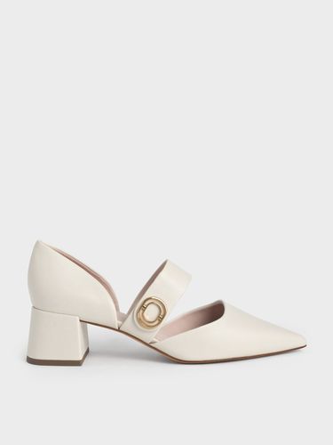 Charles & Keith - Metallic Accent D'Orsay Pumps - Charles & Keith - Modalova