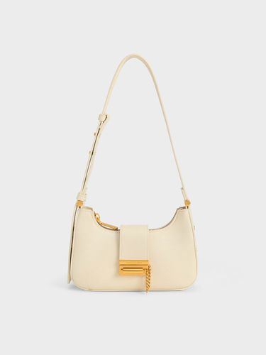 Charles & Keith - Metallic Accent Belted Bag - Charles & Keith - Modalova