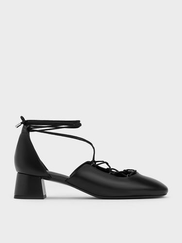 Charles & Keith - Lace-Up Tie-Around D'Orsay Pumps - Charles & Keith - Modalova