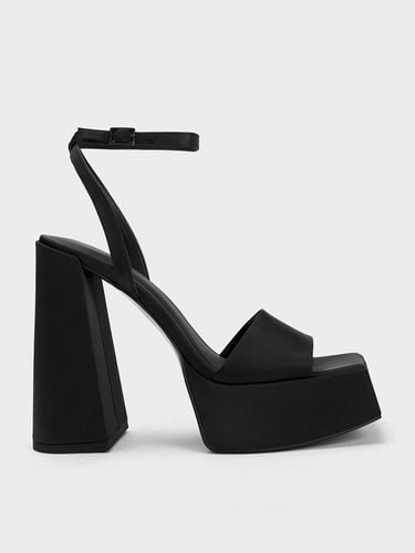 Charles & Keith - Recycled Polyester Ankle-Strap Platform Sandals - Charles & Keith - Modalova