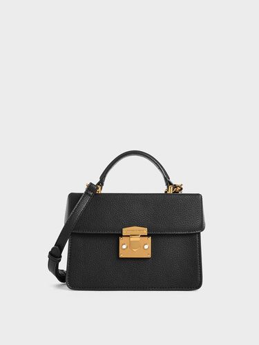 Charles & Keith - Classic Push-Lock Top Handle Bag - Charles & Keith - Modalova