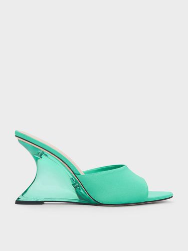 Charles & Keith - Recycled Polyester Sculptural Heel Wedges - Charles & Keith - Modalova