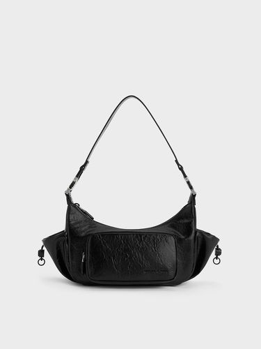 Charles & Keith - Soleil Crinkle-Effect Shoulder Bag - Charles & Keith - Modalova