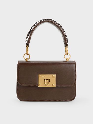 Charles & Keith - Metallic Turn-Lock Bag - Charles & Keith - Modalova