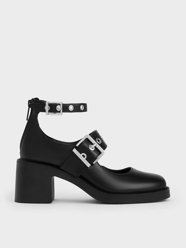 Charles & Keith - Grommet-Strap Mary Jane Pumps - Charles & Keith - Modalova