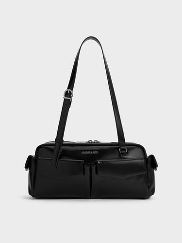 Charles & Keith - Rachel Elongated Multi-Pocket Shoulder Bag - Charles & Keith - Modalova