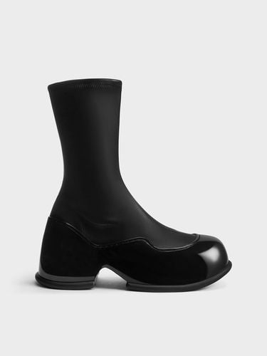 Charles & Keith - Pixie Patent Calf Boots - Charles & Keith - Modalova