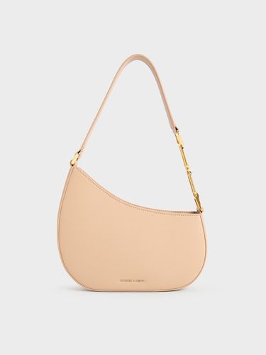 Charles & Keith - Agatha Chain-Accent Shoulder Bag - Charles & Keith - Modalova